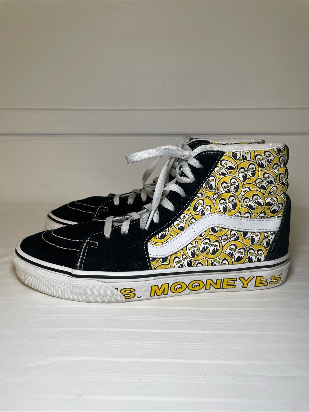 VANS MOONEYES collab SK8-HI Sneakers limited edition skate shoes men’s size 9